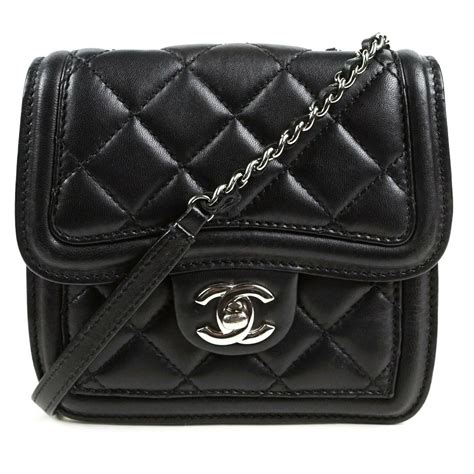 chanel small crossbody bag black